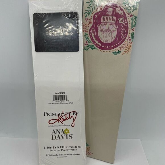 Santa Claus Christmas Notebook Set Refrigerator Magnet NWT - Picture 7 of 11